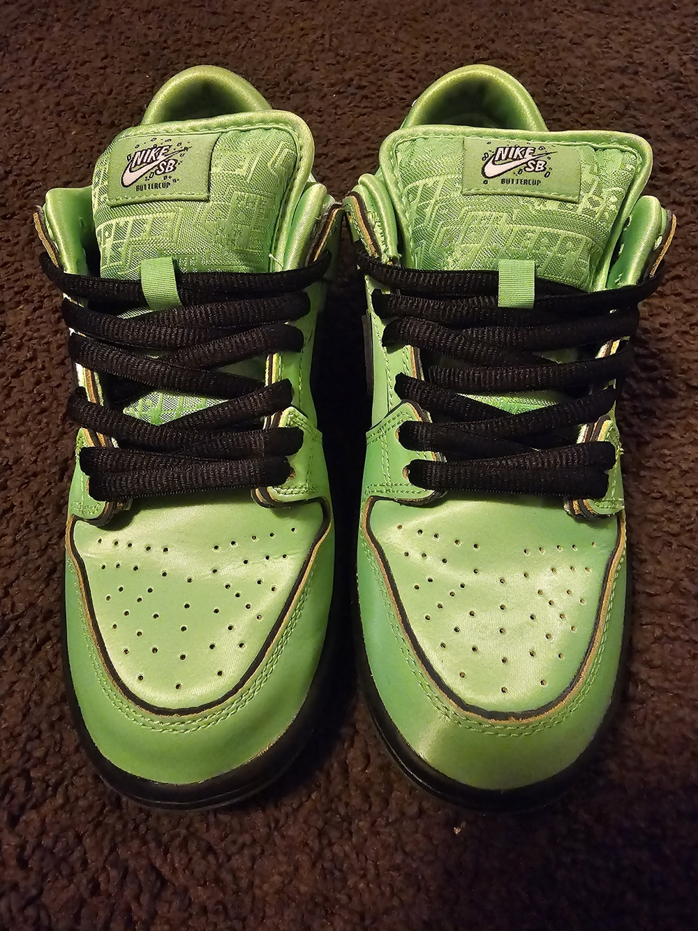 Powerpuff Girls Buttercup Nike SB Shoes
